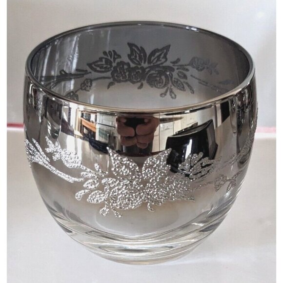 MCM Set Of 6 Dorothy Thorpe Whiskey Brandy Glass Tumbler+ 6 Shots Sandblasted - Picture 14 of 15